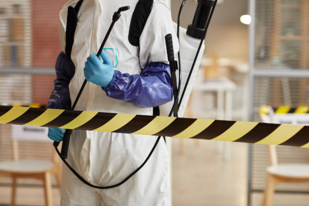 Professional Blood Cleanup technician working in Uniontown, AR